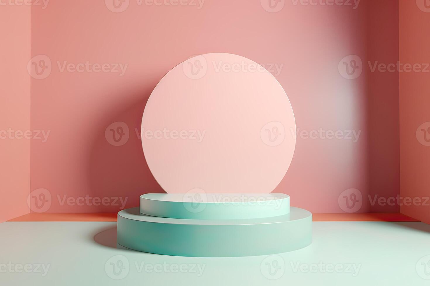 products display 3d background podium scene with shape geometric platform. background vector 3d rendering with podium. display to show cosmetic products. photo