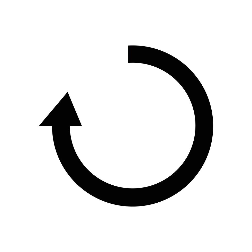 Time progression vector black line icon