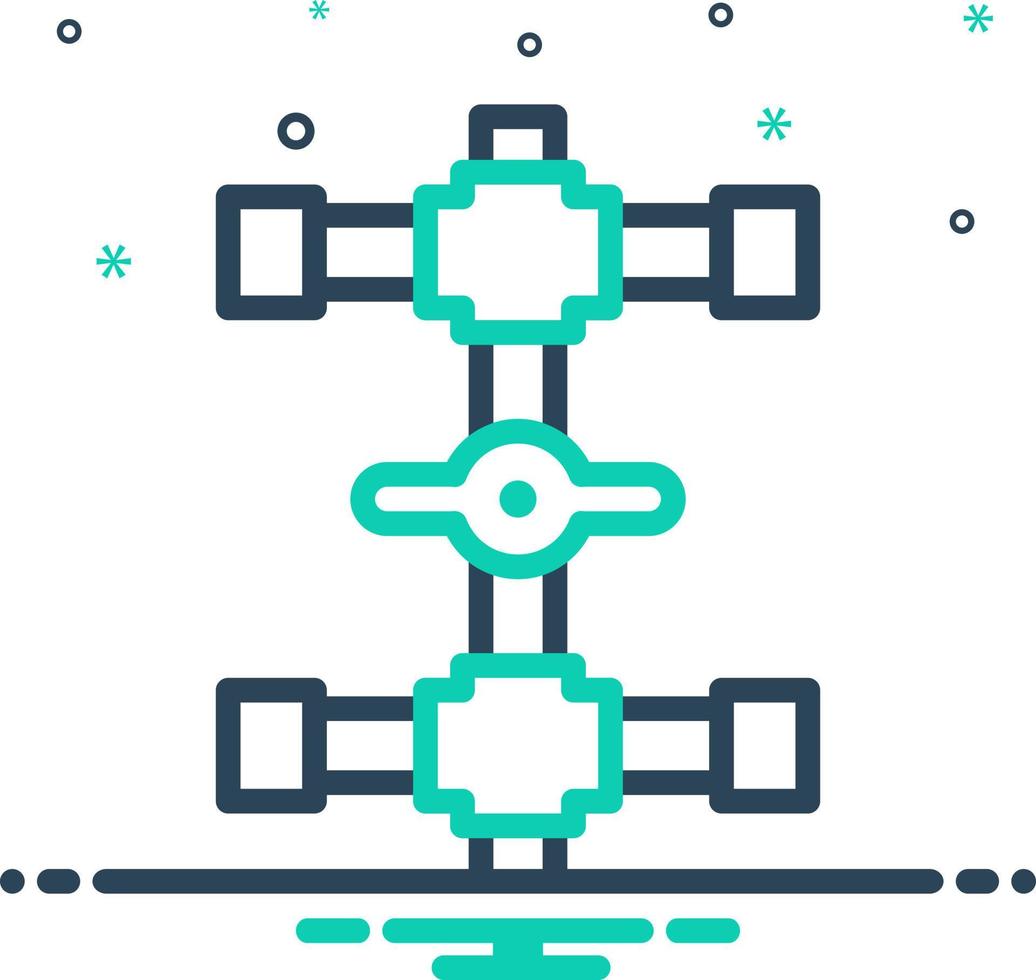 mix icon for fitting vector