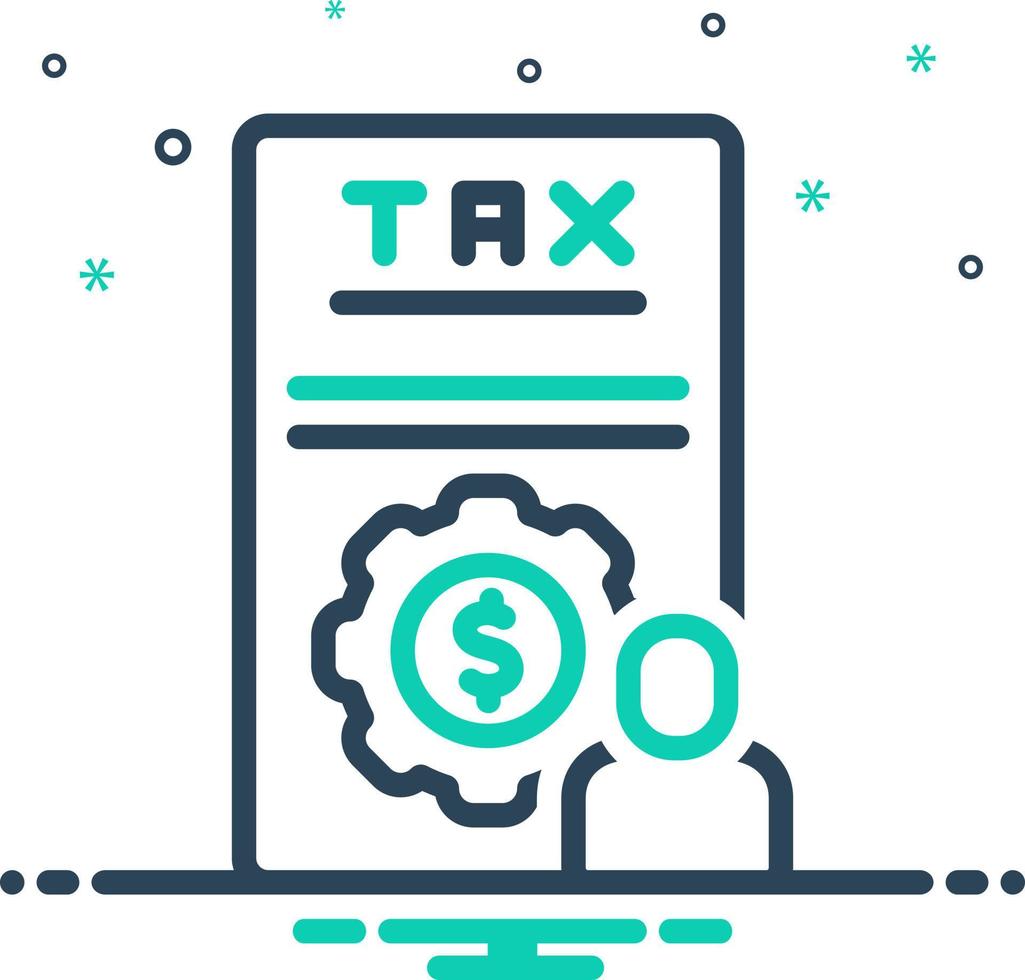 mix icon for obligation vector