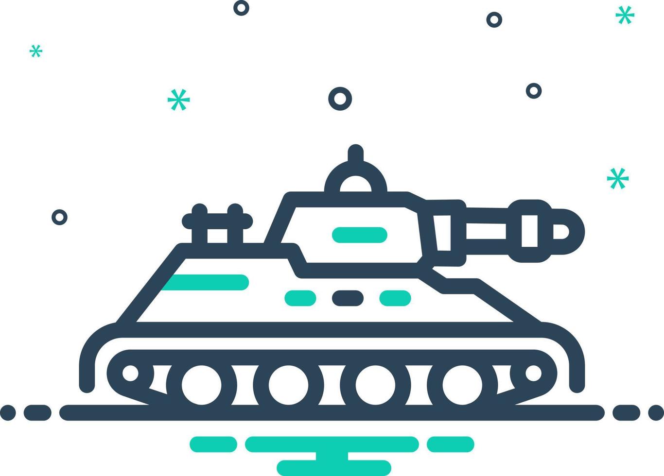 mix icon for tanks vector