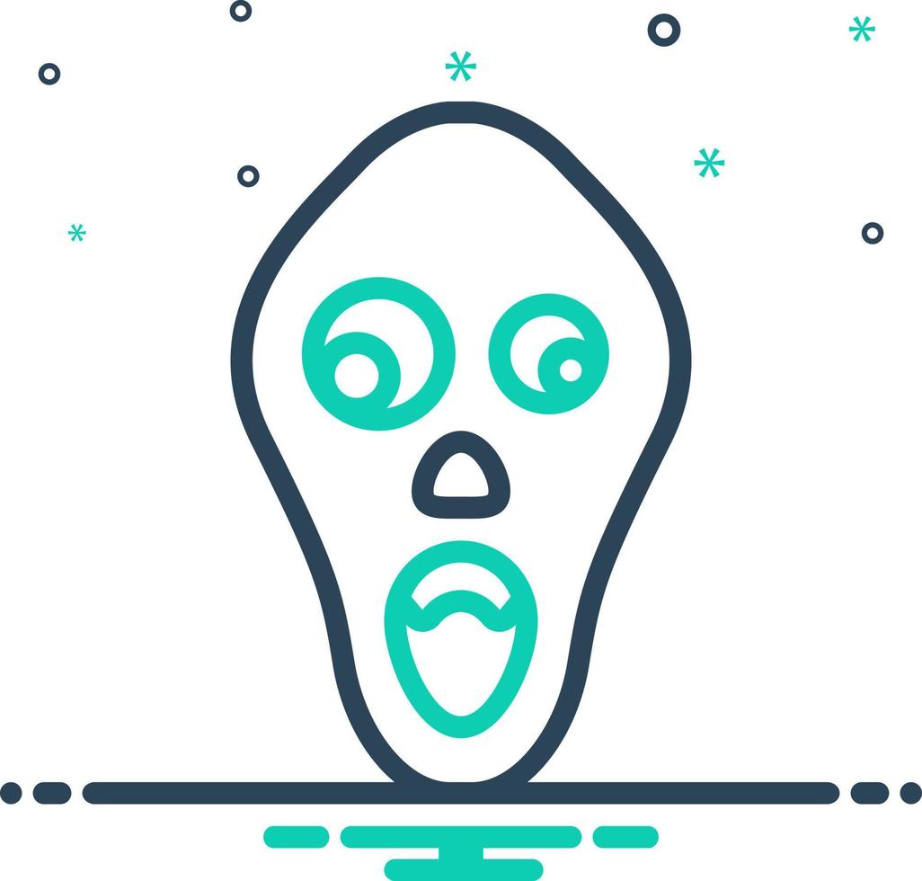 mix icon for expression about tremendous thing vector