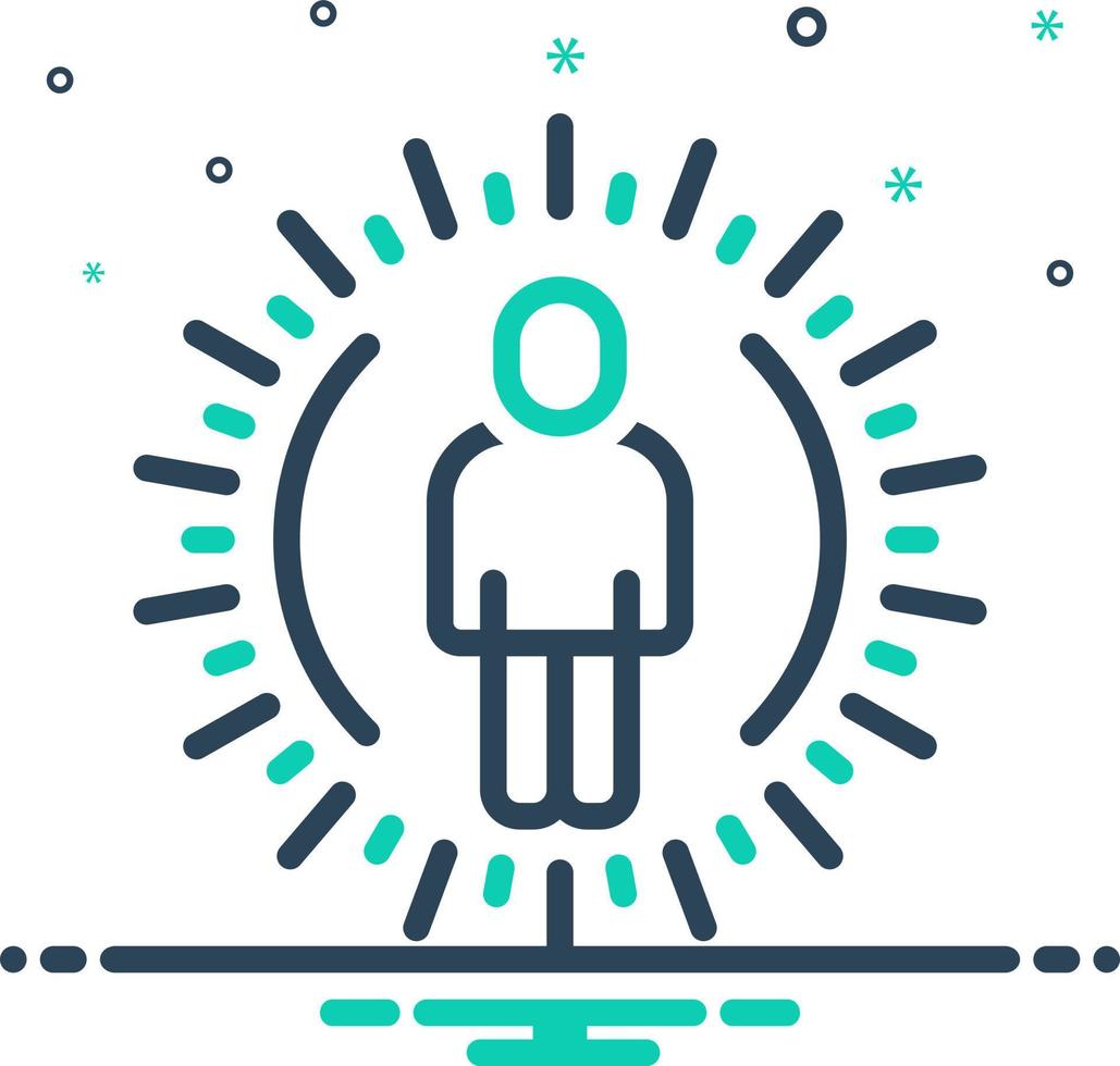 mix icon for existence vector