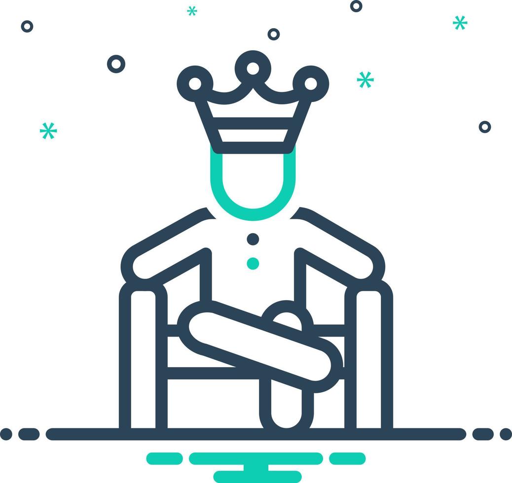 mix icon for privileges vector