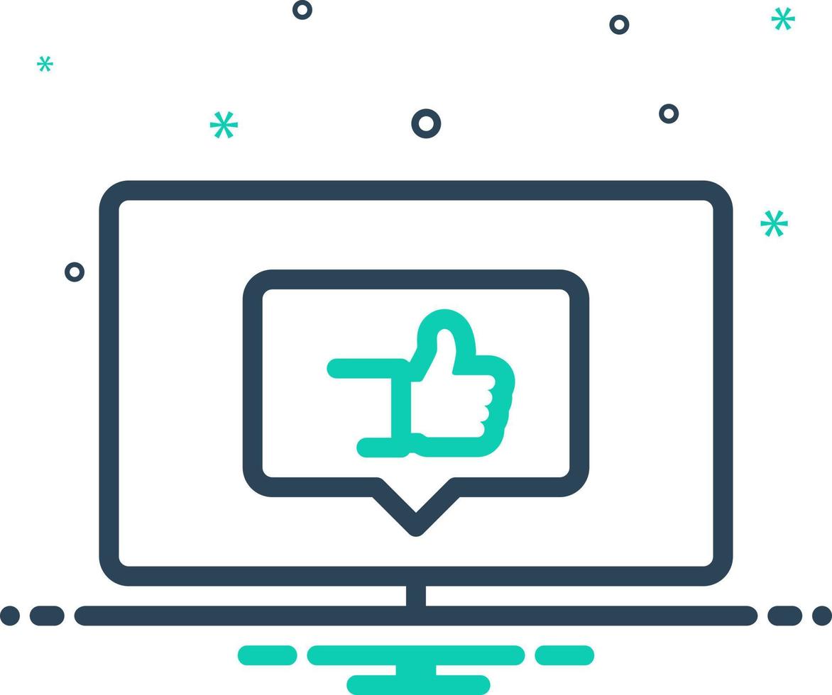 mix icon for recommend vector