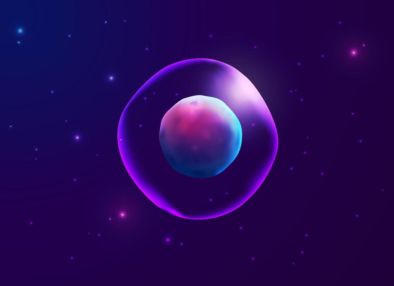 purple Cell scene vector