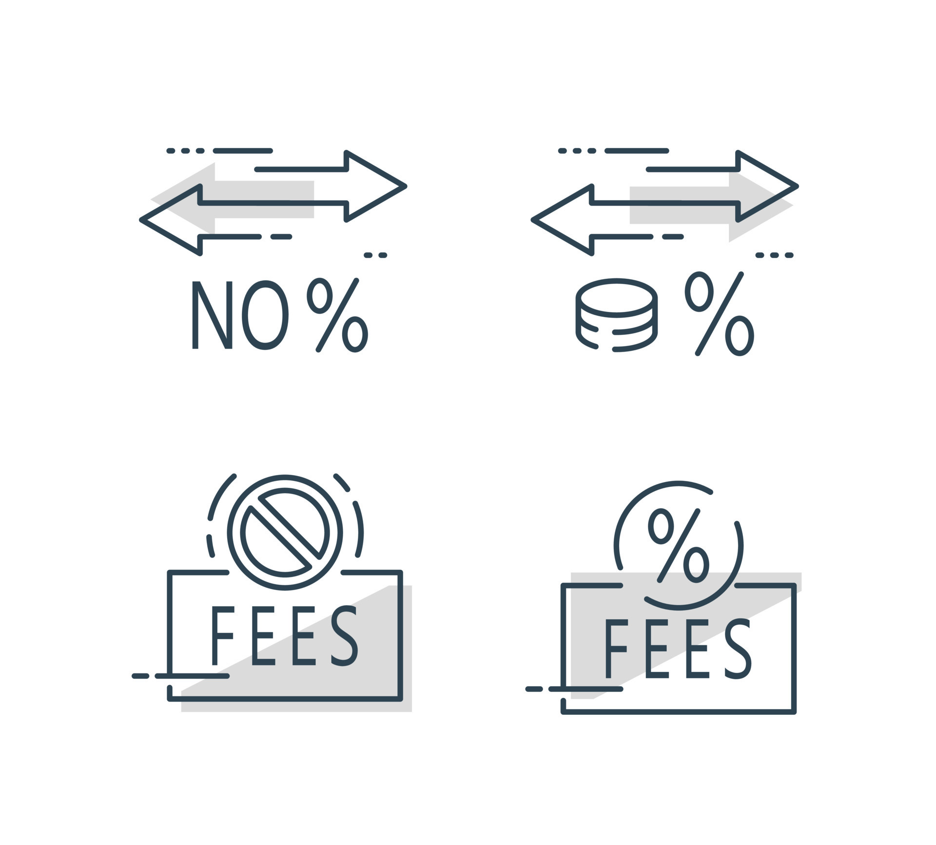 zero commission low percentage payment deposit or withdraw money