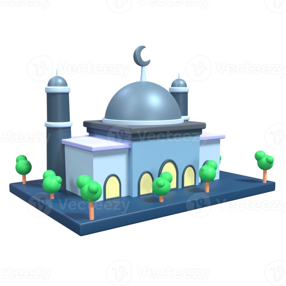 3D Illustration of Building png