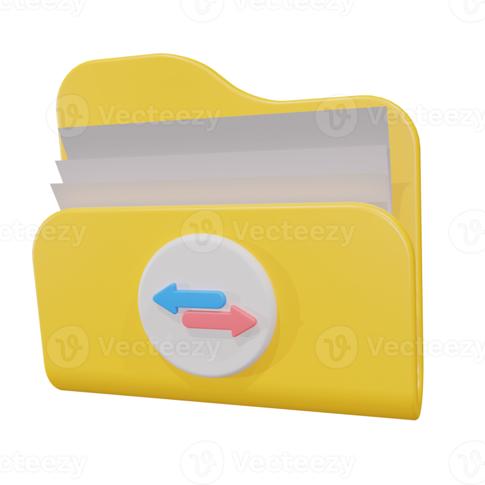 3D Illustration Theme File and Folder png