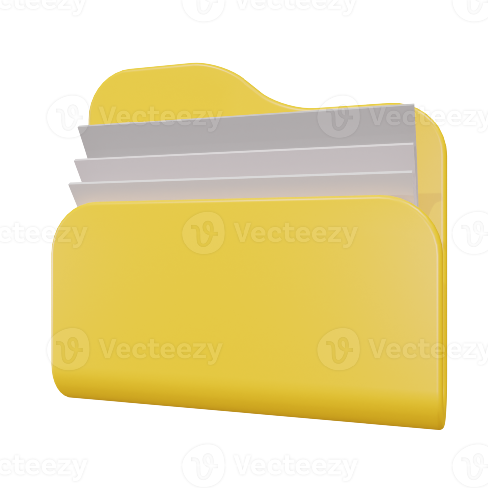 3D Illustration Theme File and Folder png