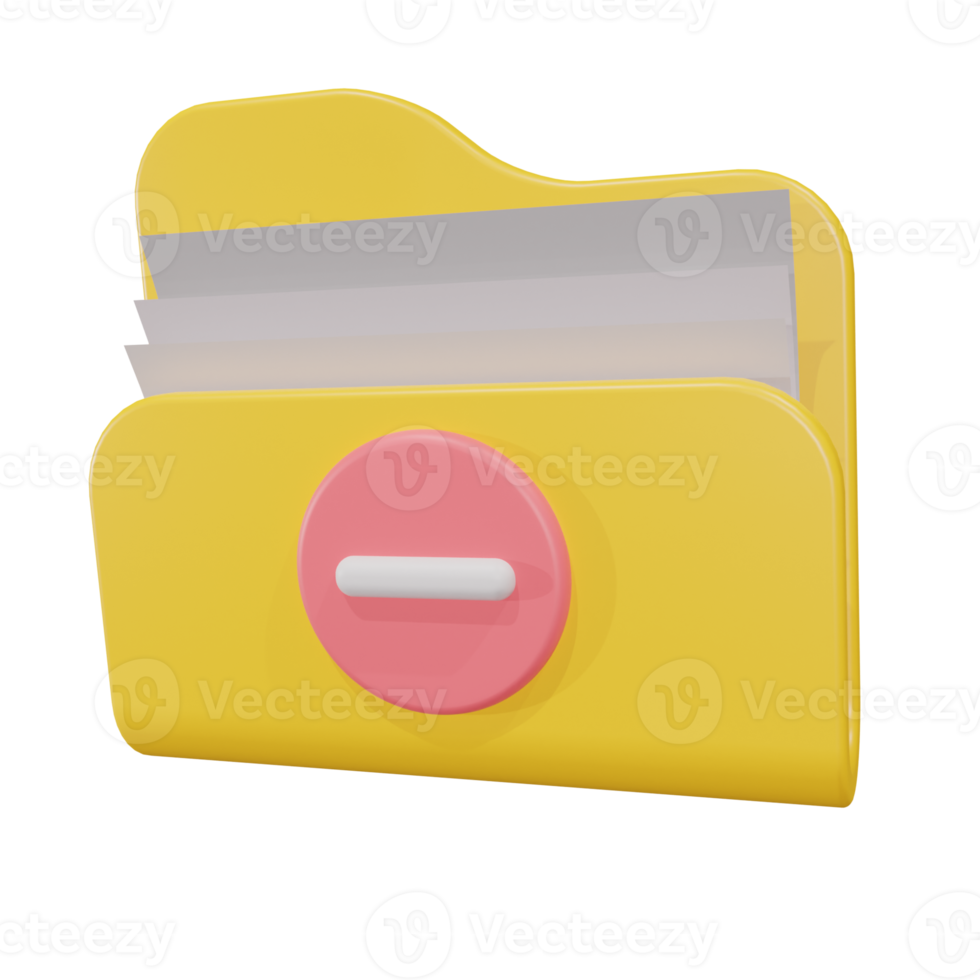 3D Illustration Theme File and Folder png
