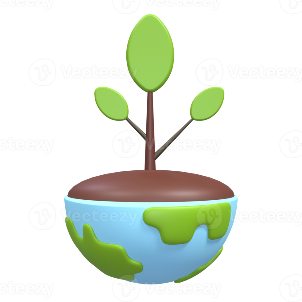 3D Illustration of theme ecology png