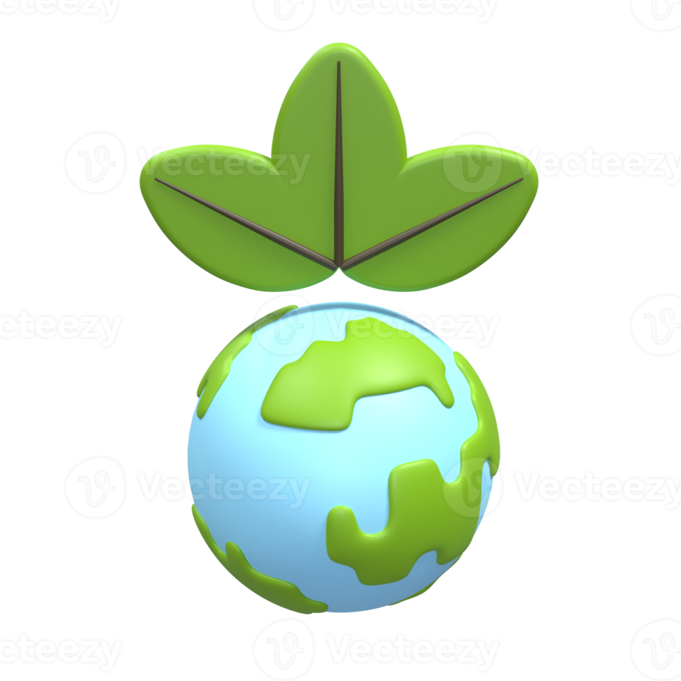 3D Illustration of theme ecology png