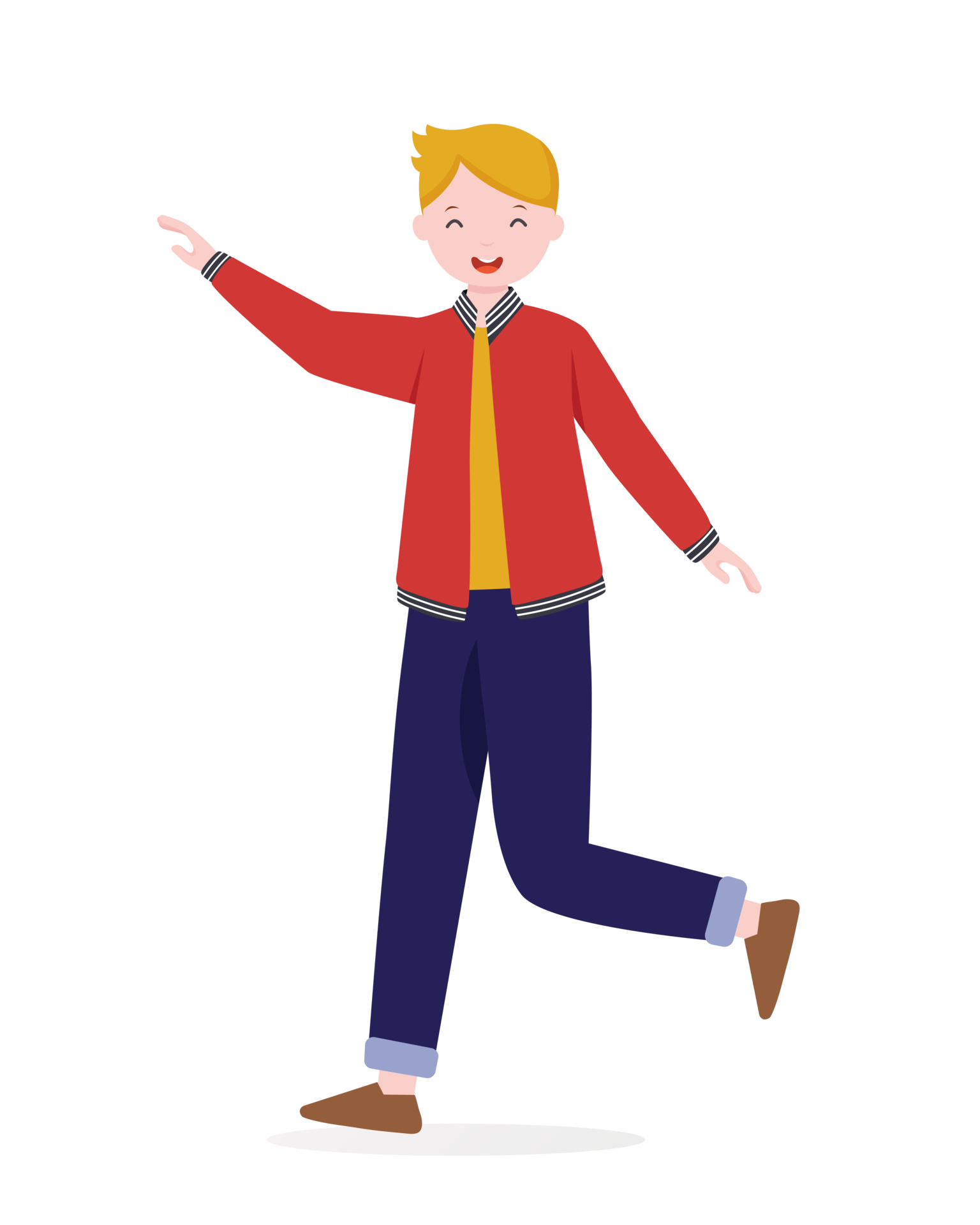 character man happy dance movements isolated 22144693 PNG