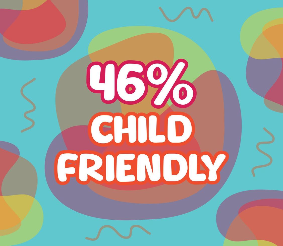 square shape banner vector, illustration of GMO percentage. interesting gradation design with child theme. vector