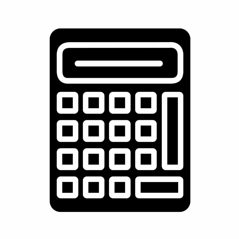 Calculator icon simple vector illustration.