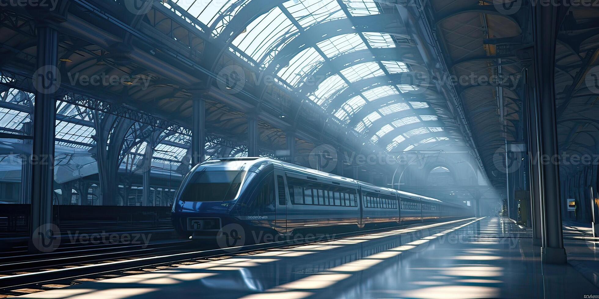 Futuristic Train Background Pack
