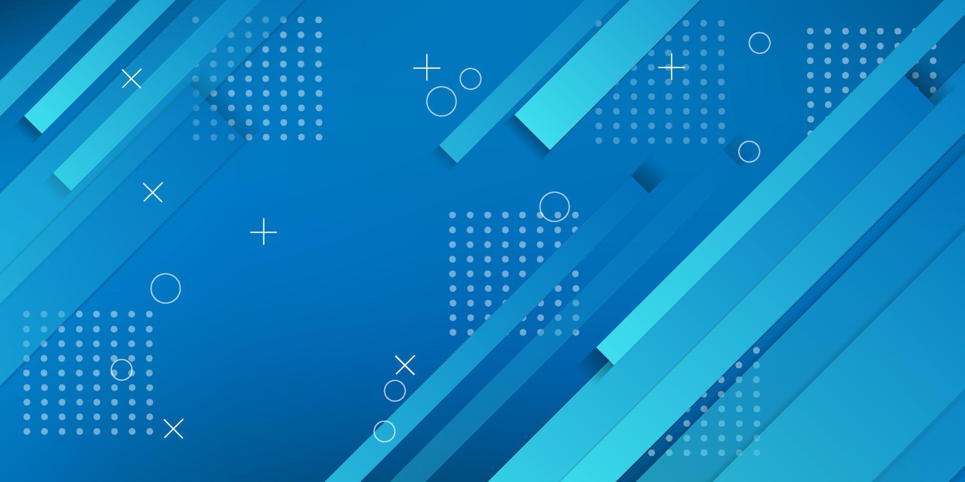 blue abstract geometric dynamic  for business finance and technology background vector