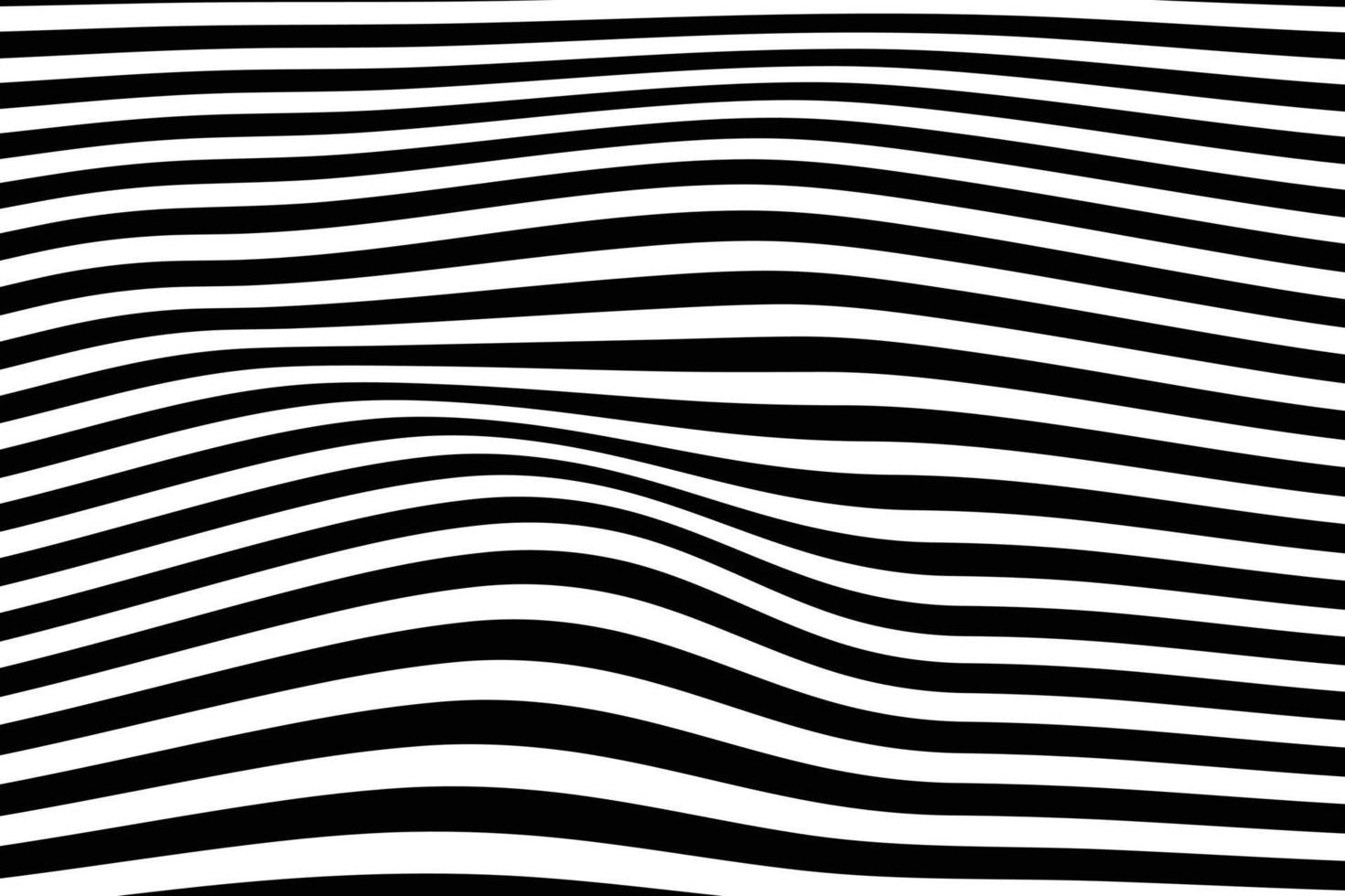 abstract monochrome seamless curved black lines pattern design. vector