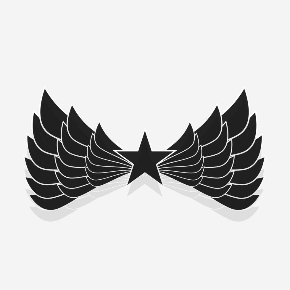 wings illustration design vector