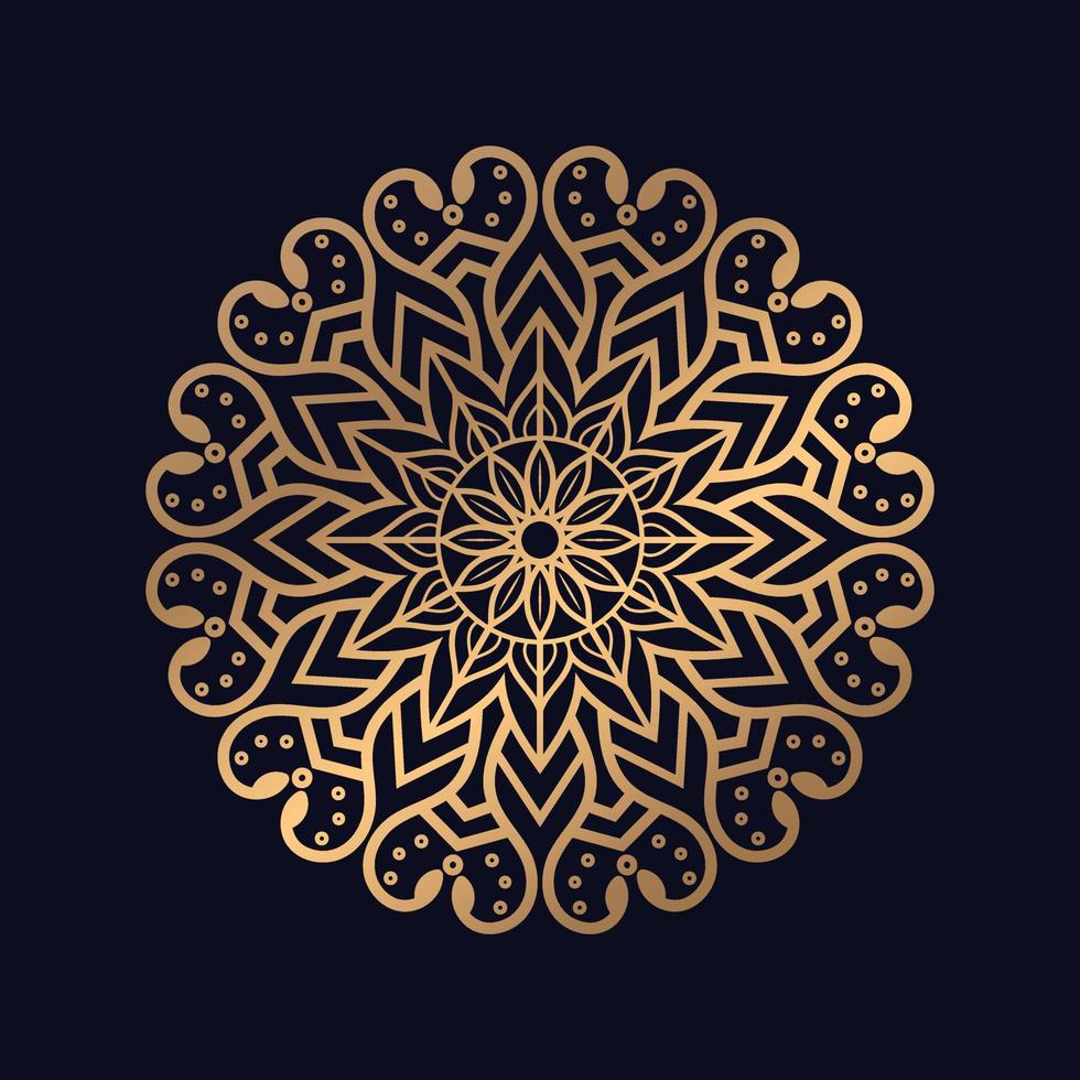 Creative mandala background Design vector