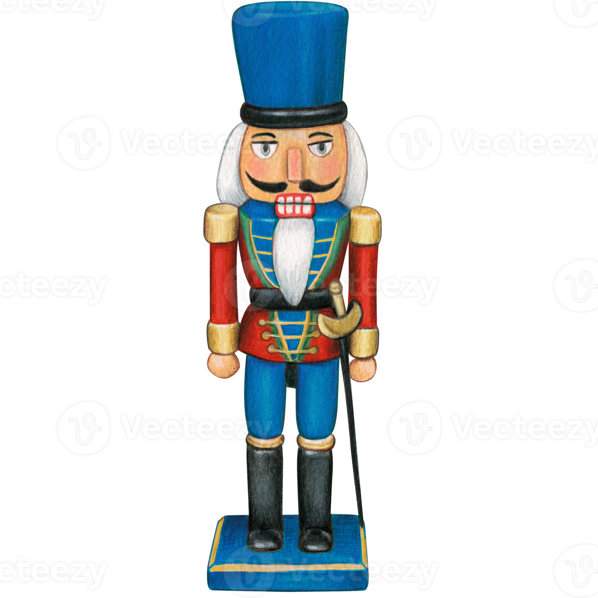 watercolor hand drawn christmas nutcracker toy 22147274 PNG