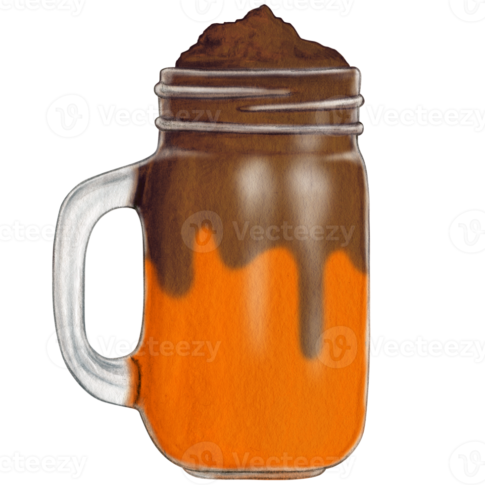 waterverf hand- getrokken milkshake png