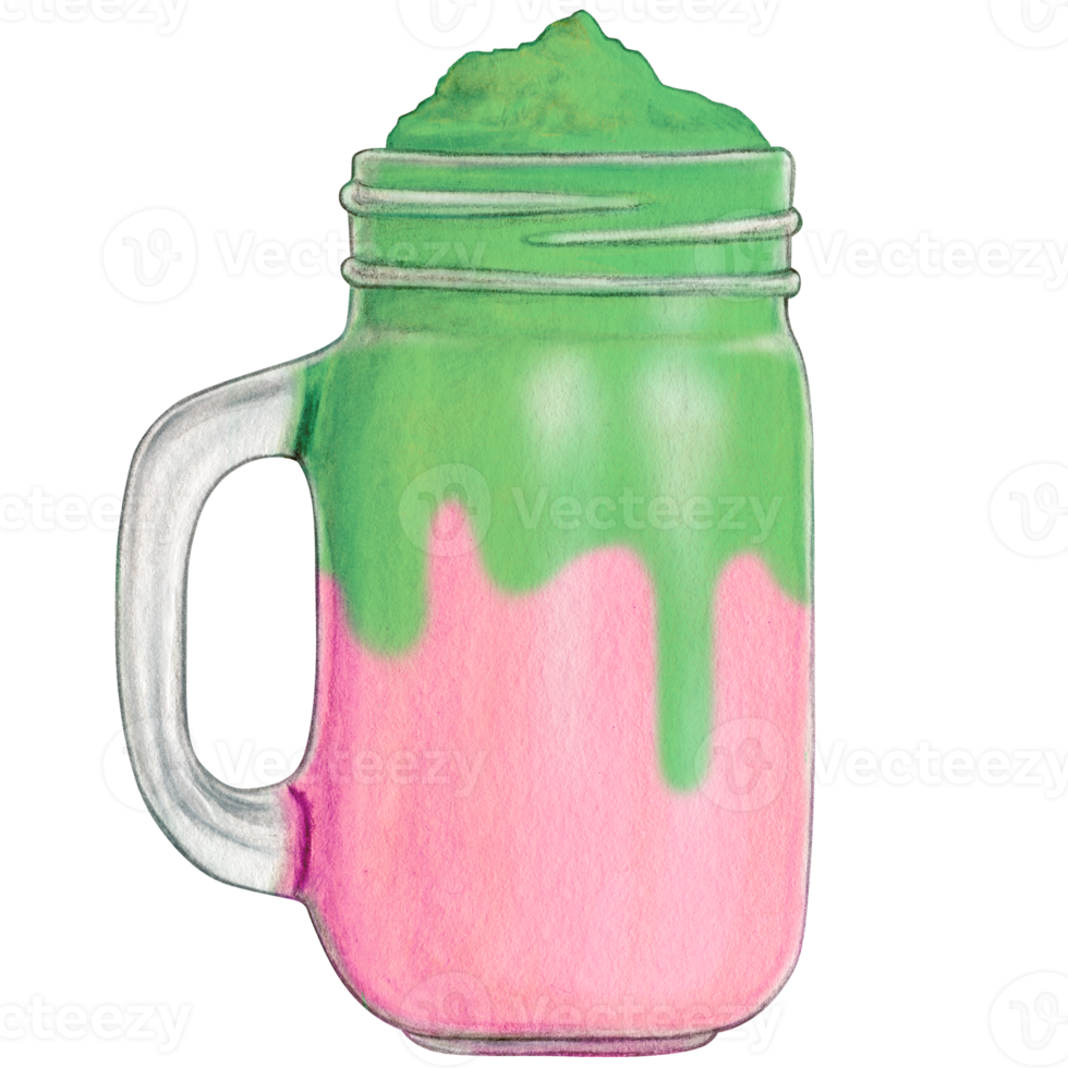 waterverf hand- getrokken milkshake png