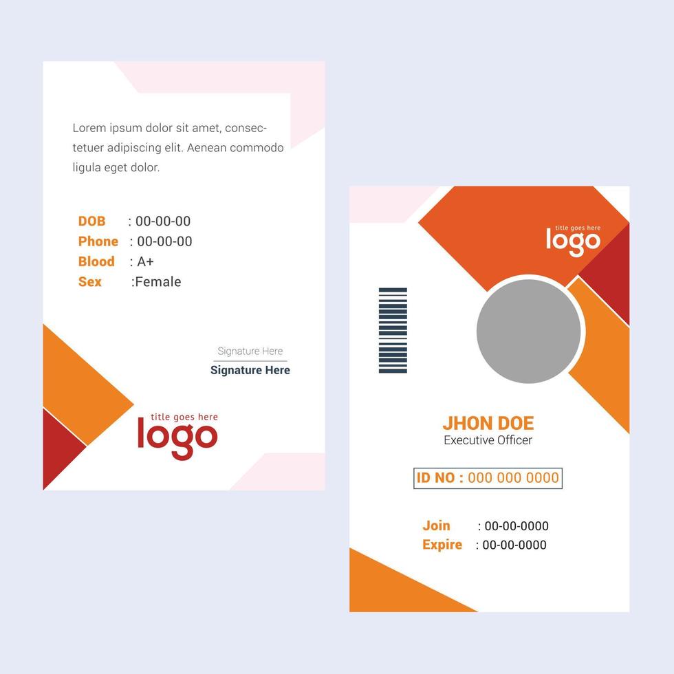 Creative Templates Business Card. Orange Business Cards. Professional and elegant abstract card templates perfect for your company and job title. vector design templates. clean business cards.
