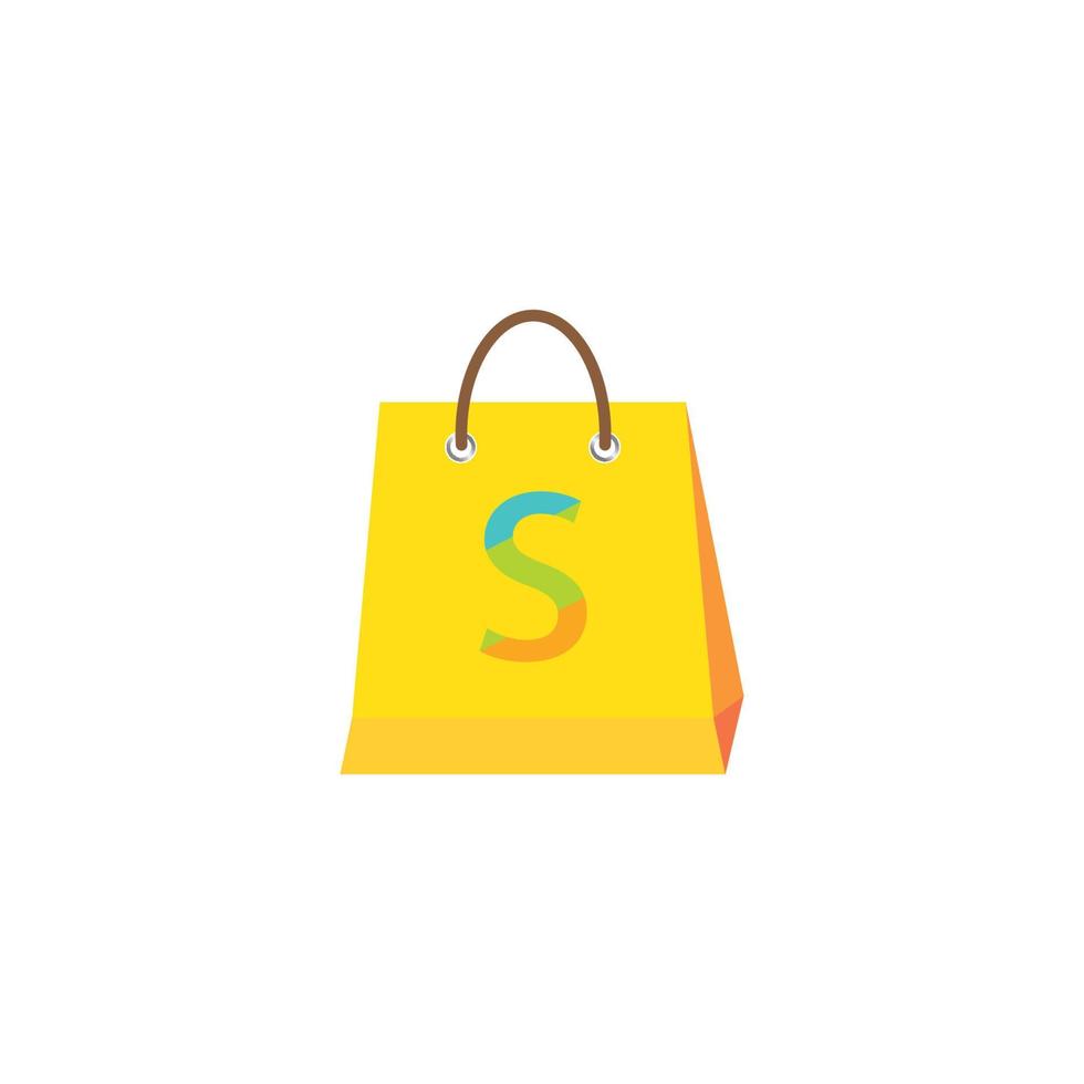 shopping bag icon vector illustration design