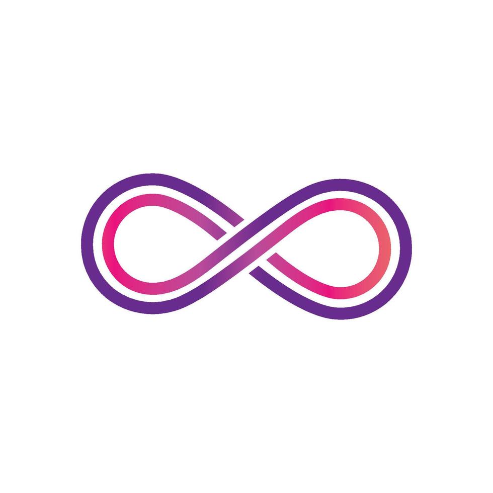Infinity logo icon vector illustration design