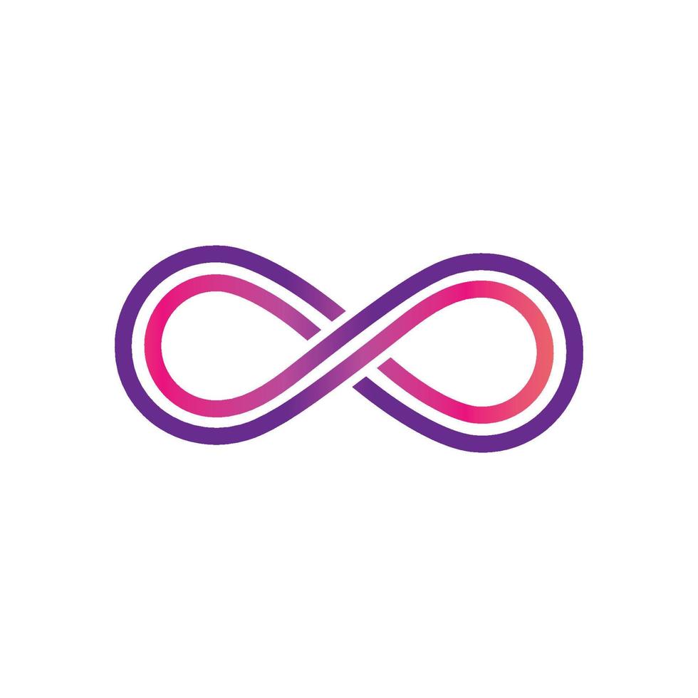 infinito logo icono vector ilustración diseño