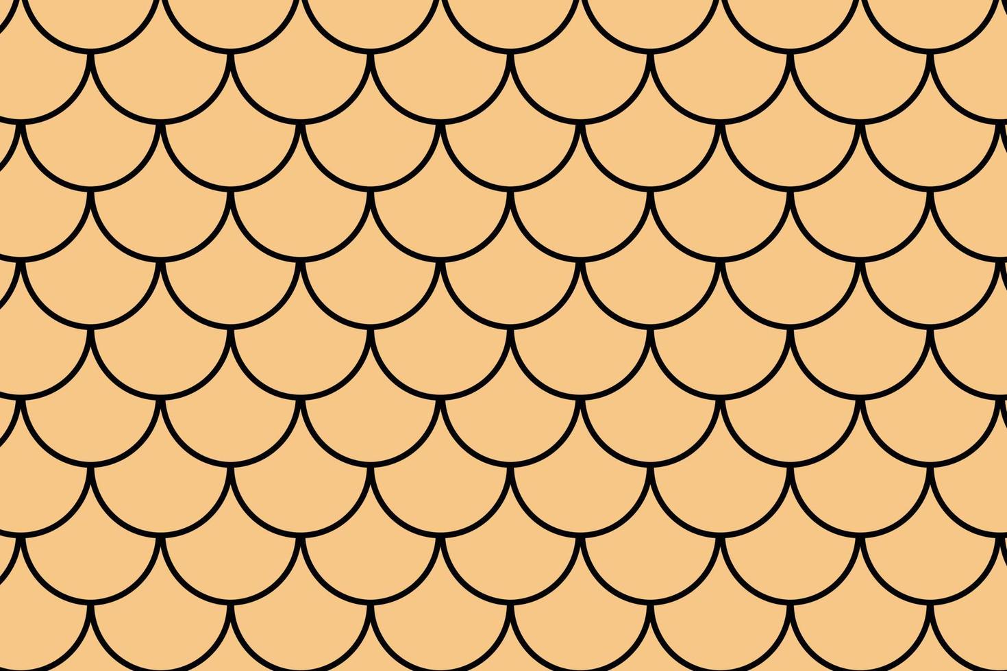 abstract seamless fish scale vintage pattern design. vector