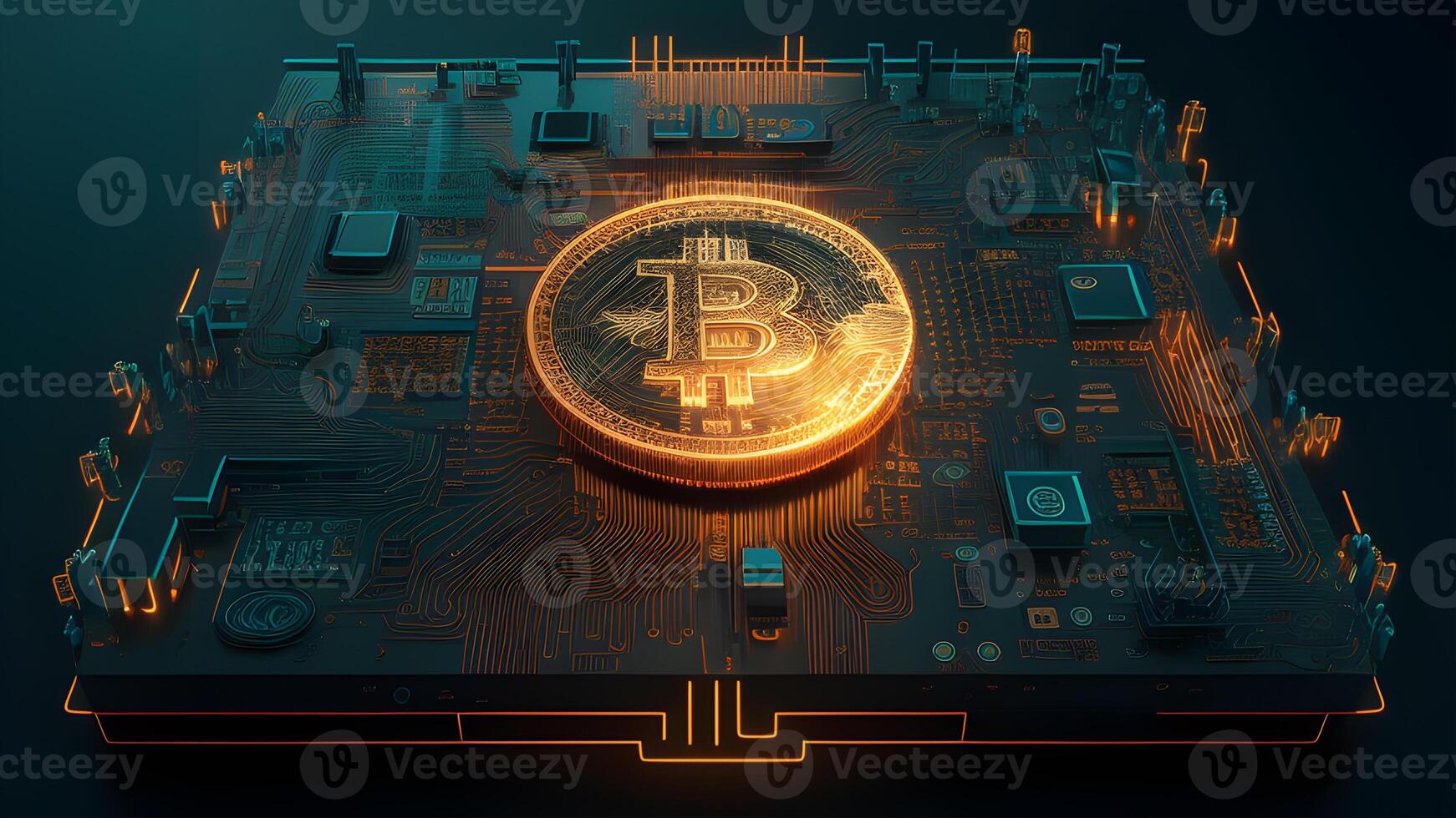 Digital technology background, , photo