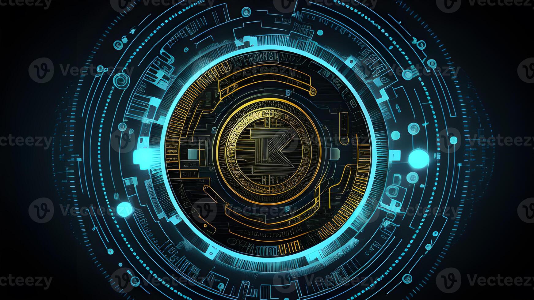 Digital technology background, , photo