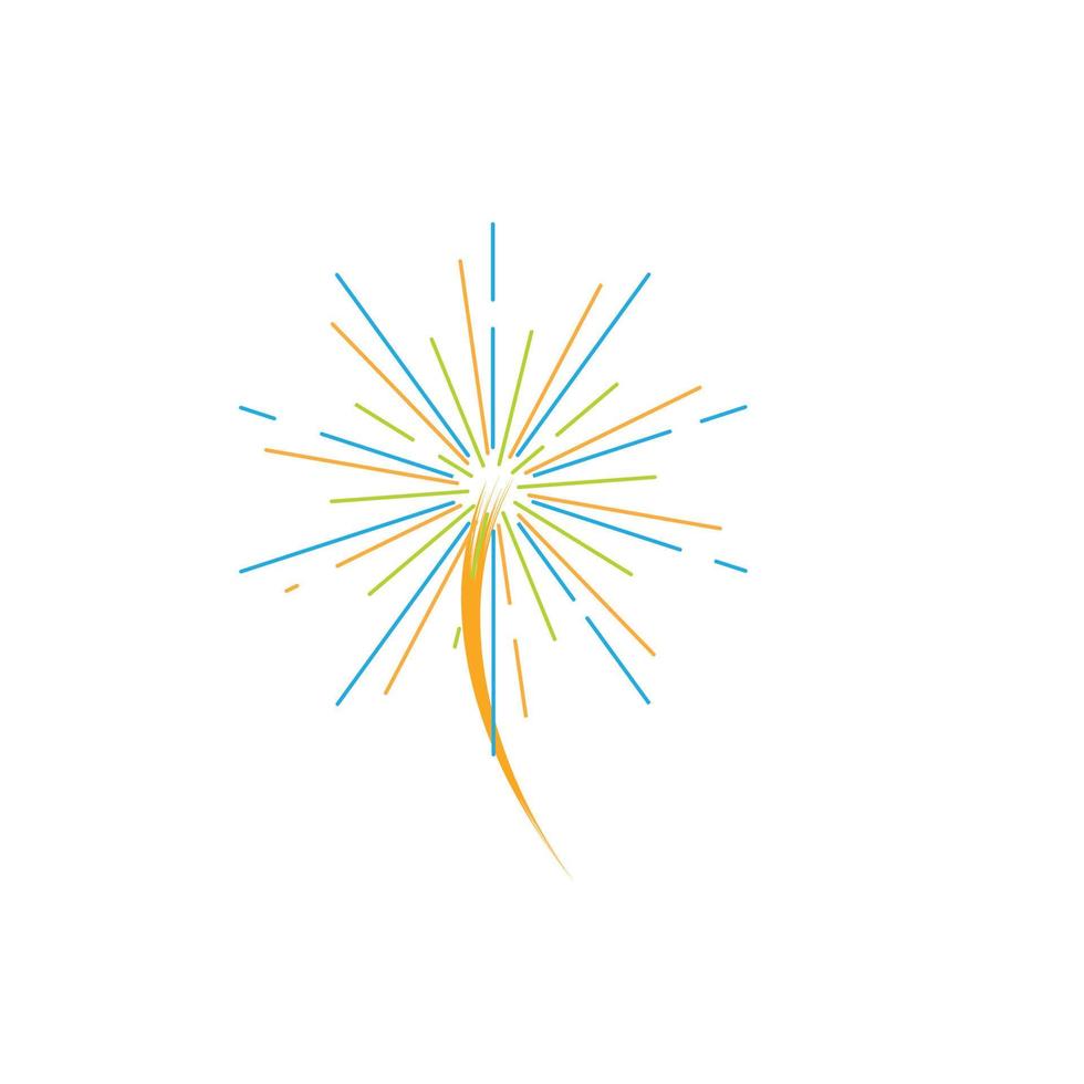 firework vector illustration icon design