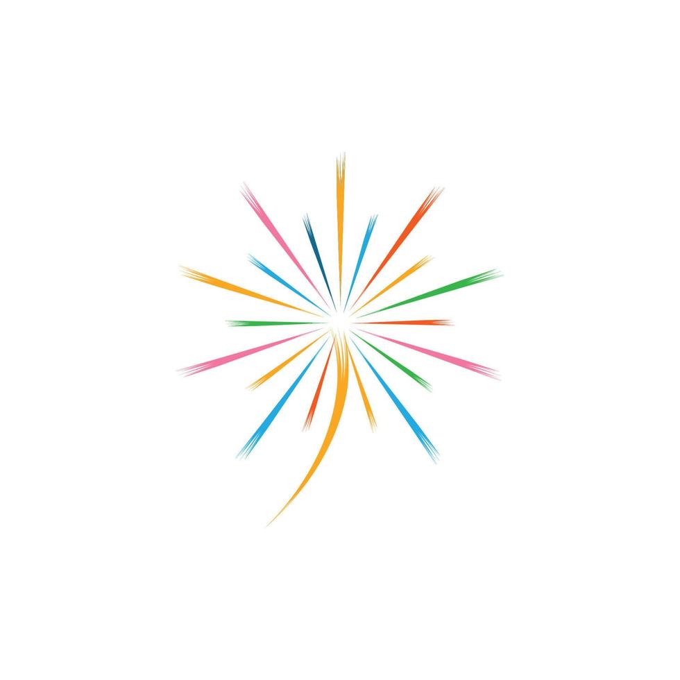 firework vector illustration icon design