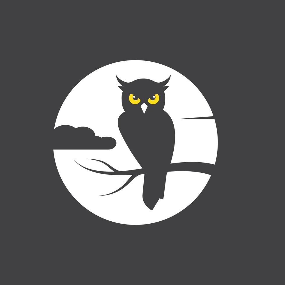 owl icon vector illustration