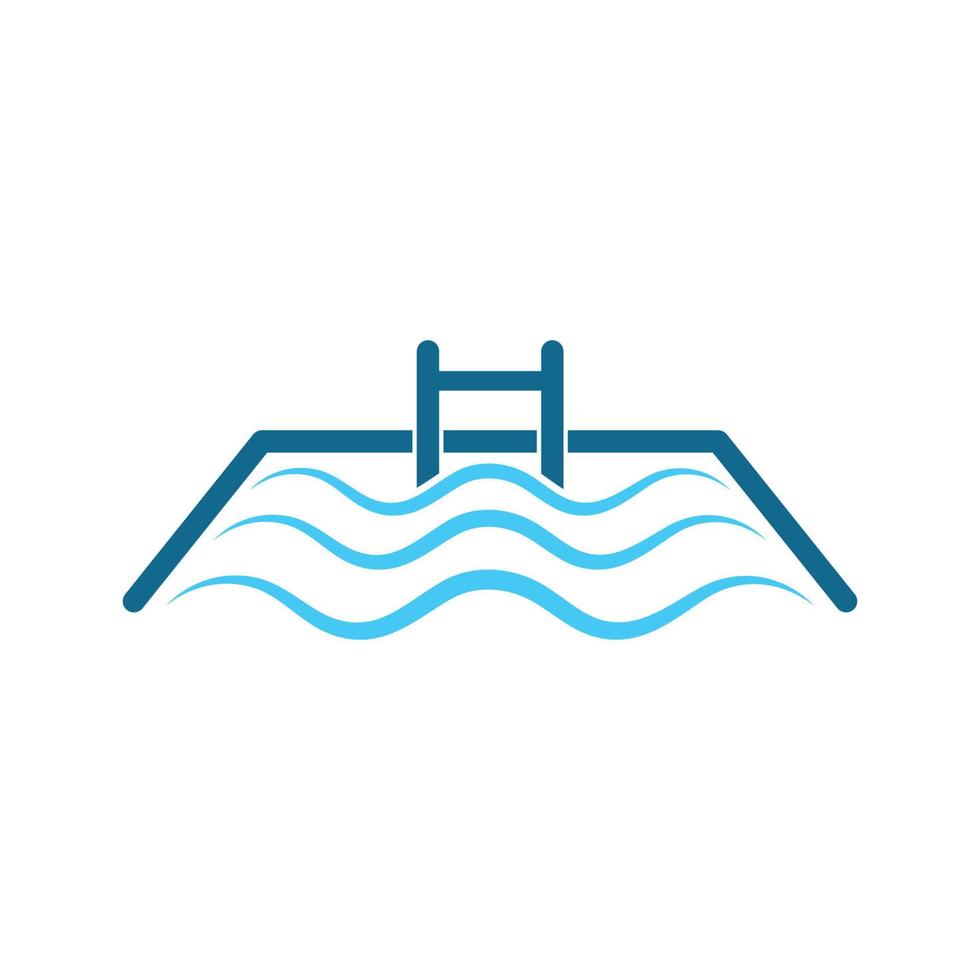 swimming pool icon vector illustration design