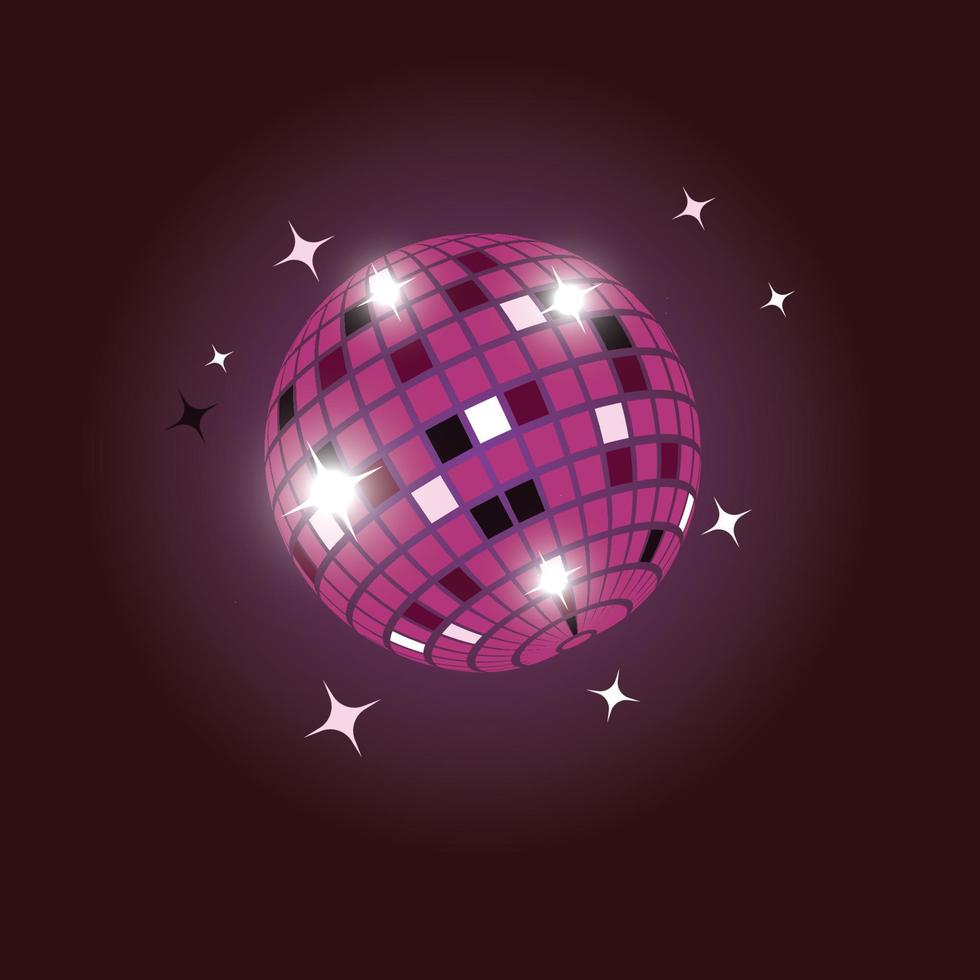 disco pelota icono vector ilustración diseño