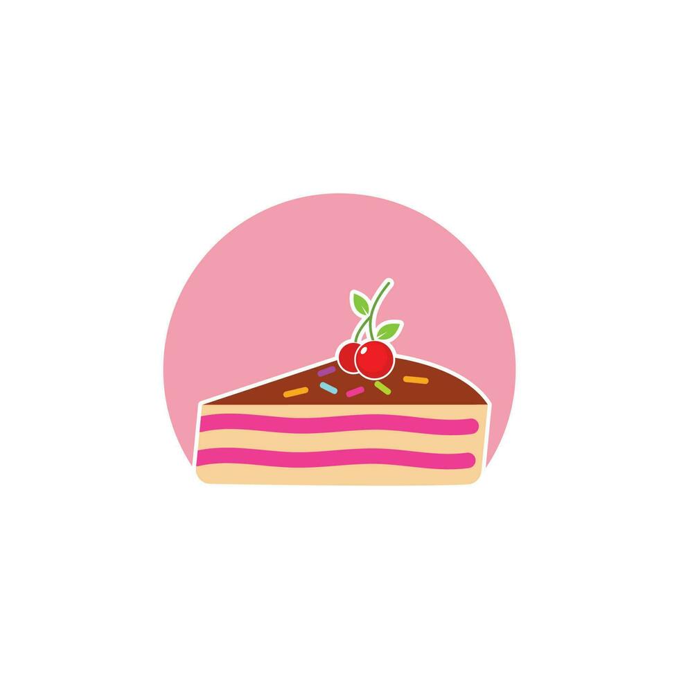 Cake logo vector ilustration