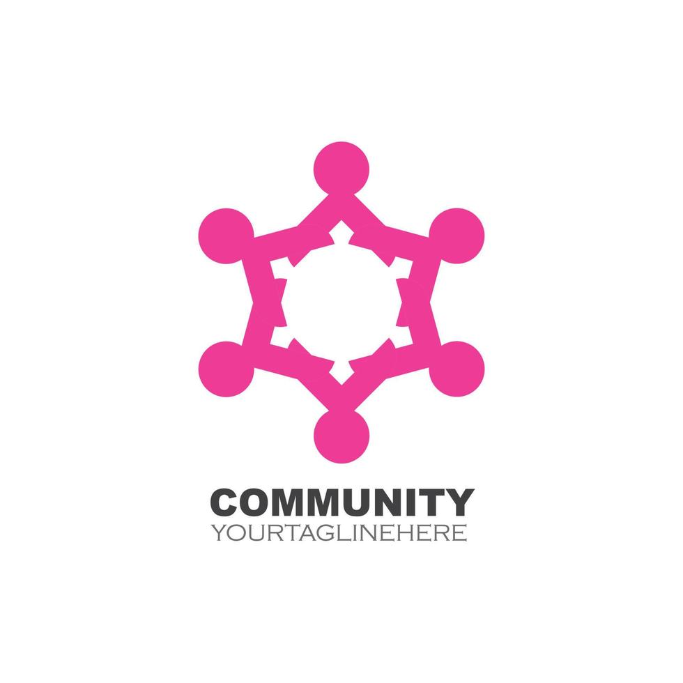 Community, network and social icon design vector