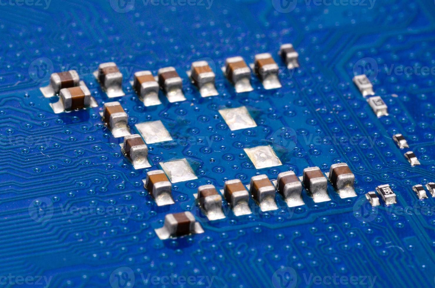 Detail of a circuit board photo