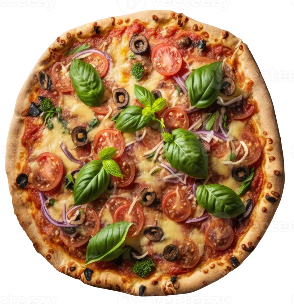 caliente italiano Pizza separar png