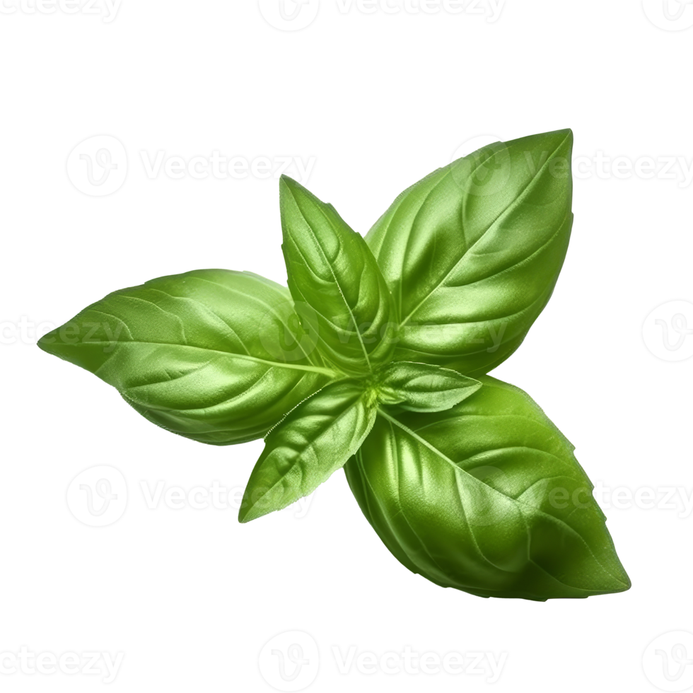 Basil leaf isolated. 22149272 PNG