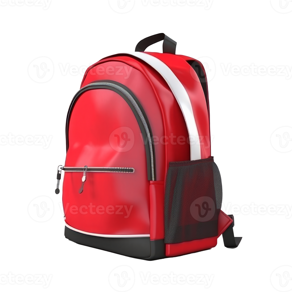 School backpack isolated. png