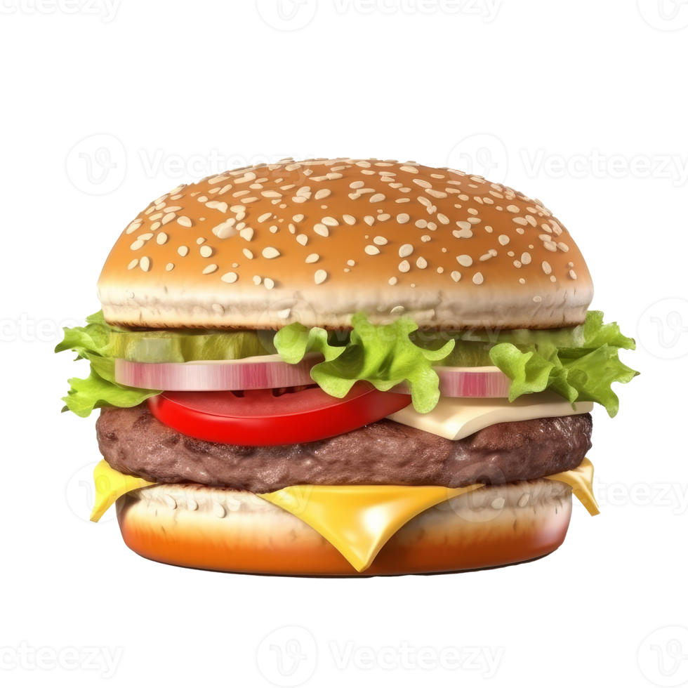 Beef burger isolated. 22149297 PNG