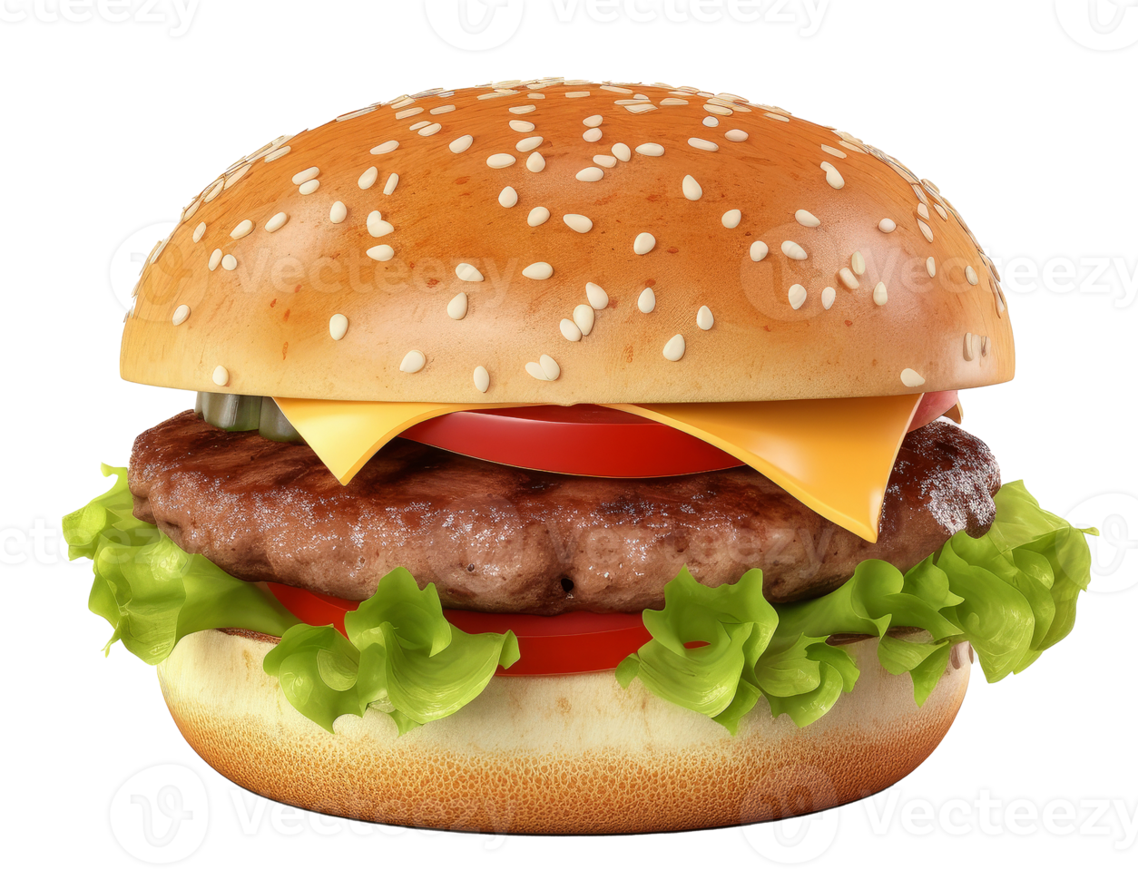 Beef burger isolated. 22149303 PNG