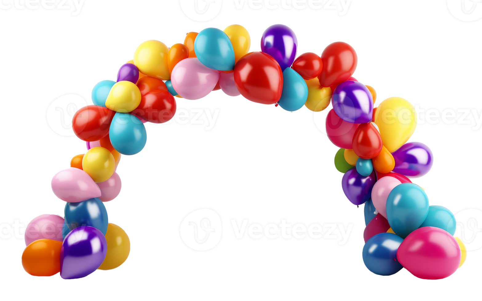 Balloon arch isolated. png