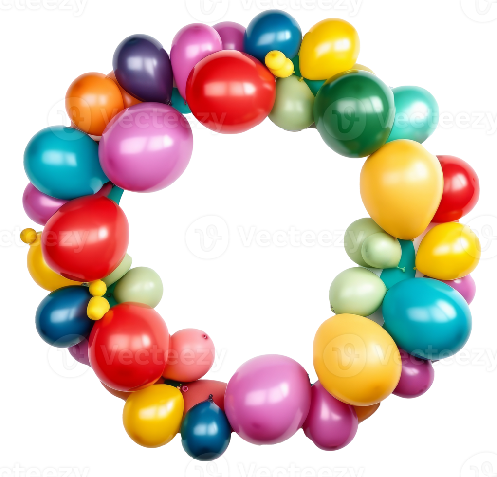 Circle balloon frame. png